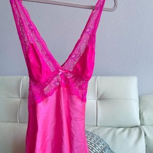 Pink babydoll night slip
